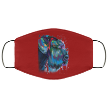 Load image into Gallery viewer, Hand painted Schnauzer human Face Mask