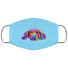 Load image into Gallery viewer, Hand painted weimaraners Human Face Mask