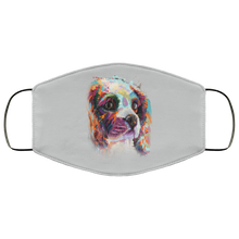Load image into Gallery viewer, Hand painted cavalier human Face Mask