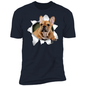 FRENCH BULLDOG 3D Premium Short Sleeve T-Shirt