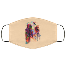 Load image into Gallery viewer, Hand painted bassethound human Face Mask