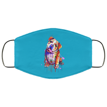 Load image into Gallery viewer, Hand painted Bull Dog human Face Mask