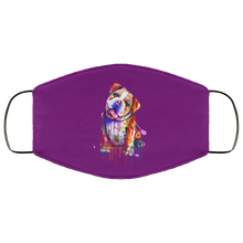 Load image into Gallery viewer, Hand painted Bull Dog human Face Mask