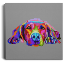 Load image into Gallery viewer, Hand Painted Weimaraners Square Canvas .75in Frame