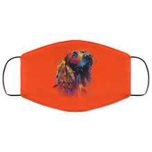 Load image into Gallery viewer, Hand painted cocker spaniel human Face Mask