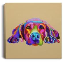 Load image into Gallery viewer, Hand Painted Weimaraners Square Canvas .75in Frame