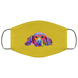 Hand painted weimaraners Human Face Mask