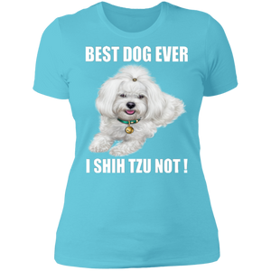 BEST DOG EVER Ladies' Boyfriend T-Shirt