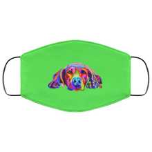 Load image into Gallery viewer, Hand painted weimaraners Human Face Mask