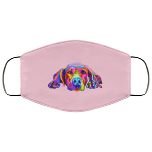 Hand painted weimaraners Human Face Mask