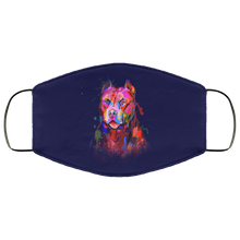 Load image into Gallery viewer, Hand painted pitbull human Face Mask