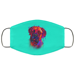 Hand painted Bullmastiff human Face Mask