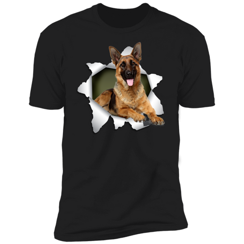 GERMAN SHEPHERD 3D Premium Short Sleeve T-Shirt