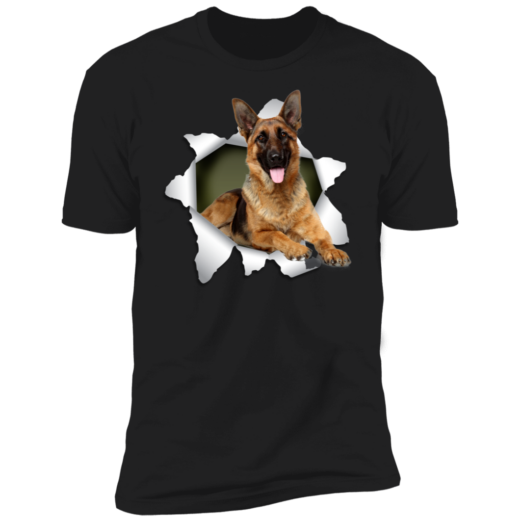 GERMAN SHEPHERD 3D Premium Short Sleeve T-Shirt