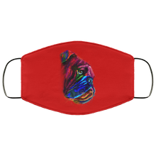 Load image into Gallery viewer, Hand painted Bull Dog human Face Mask
