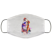 Load image into Gallery viewer, Hand painted Bull Dog human Face Mask