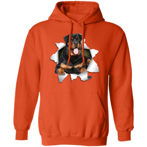 ROTWILLER 3D Pullover Hoodie 8 oz.
