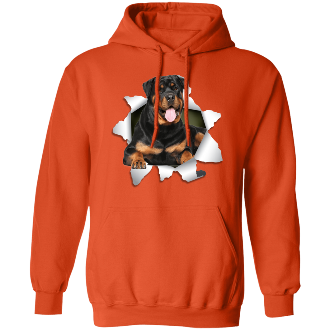 ROTWILLER 3D Pullover Hoodie 8 oz.