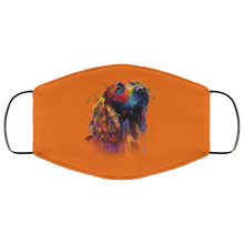 Load image into Gallery viewer, Hand painted cocker spaniel human Face Mask