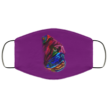 Load image into Gallery viewer, Hand painted Bull Dog human Face Mask