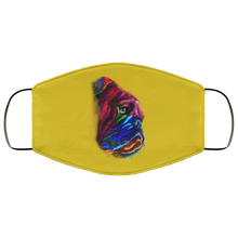 Load image into Gallery viewer, Hand painted Bull Dog human Face Mask