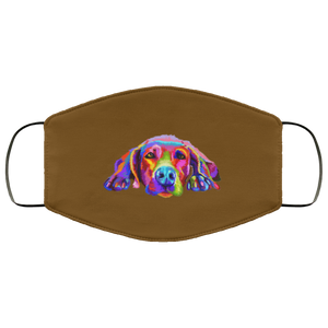 Hand painted weimaraners Human Face Mask