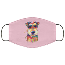 Load image into Gallery viewer, Hand painted Schnauzer human Face Mask