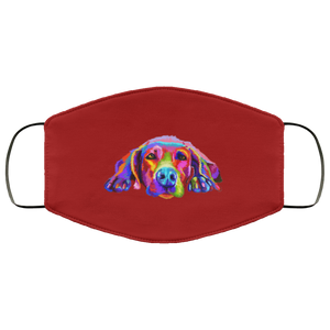 Hand painted weimaraners Human Face Mask