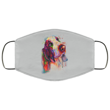 Load image into Gallery viewer, Hand painted bassethound human Face Mask