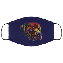 Load image into Gallery viewer, Hand painted rottweiler human Face Mask
