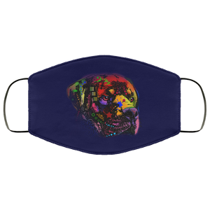 Hand painted rottweiler human Face Mask
