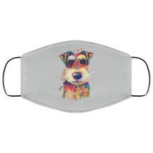Load image into Gallery viewer, Hand painted Schnauzer human Face Mask