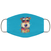 Load image into Gallery viewer, Hand painted Schnauzer human Face Mask