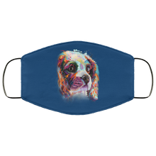 Load image into Gallery viewer, Hand painted cavalier human Face Mask