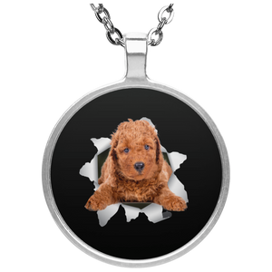 POODLE 3D Circle Necklace