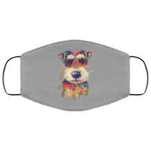 Load image into Gallery viewer, Hand painted Schnauzer human Face Mask