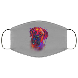 Hand painted Bullmastiff human Face Mask