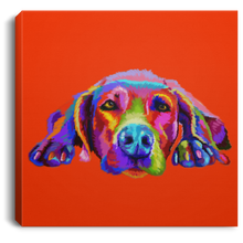 Load image into Gallery viewer, Hand Painted Weimaraners Square Canvas .75in Frame