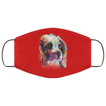 Load image into Gallery viewer, Hand painted cavalier human Face Mask