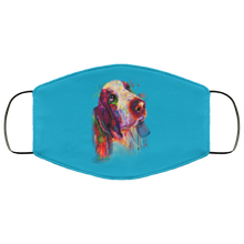 Load image into Gallery viewer, Hand painted bassethound human Face Mask