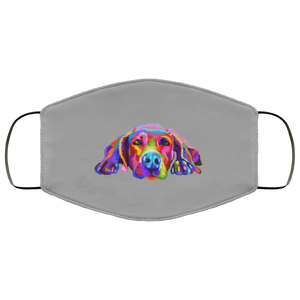 Hand painted weimaraners Human Face Mask