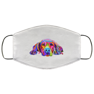 Hand painted weimaraners Human Face Mask