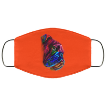 Load image into Gallery viewer, Hand painted Bull Dog human Face Mask
