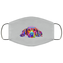 Load image into Gallery viewer, Hand painted weimaraners Human Face Mask