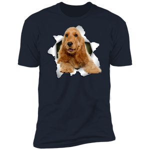 ENGLISH COCKER 3D Premium Short Sleeve T-Shirt