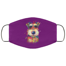 Load image into Gallery viewer, Hand painted Schnauzer human Face Mask