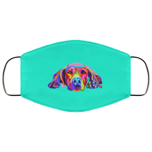 Load image into Gallery viewer, Hand painted weimaraners Human Face Mask