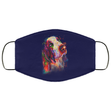 Load image into Gallery viewer, Hand painted bassethound human Face Mask