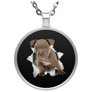 PITBULL 3D Circle Necklace