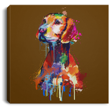 Load image into Gallery viewer, Hand Painted Vizsla Square Canvas .75in Frame